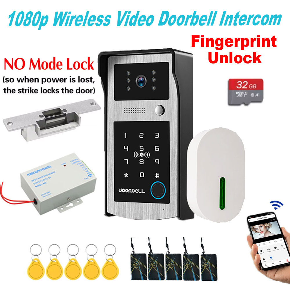 Smart Doorbell Wired - Sistem Interkom Video Door Phone Wifi