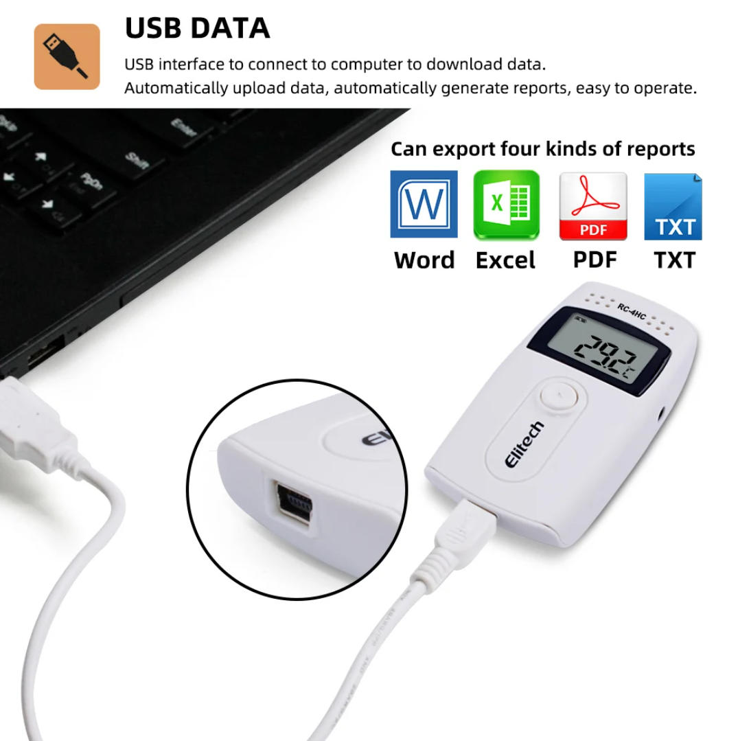Temperature Humidity Sensor - Perekam Suhu dan Kelembapan Presisi Tinggi