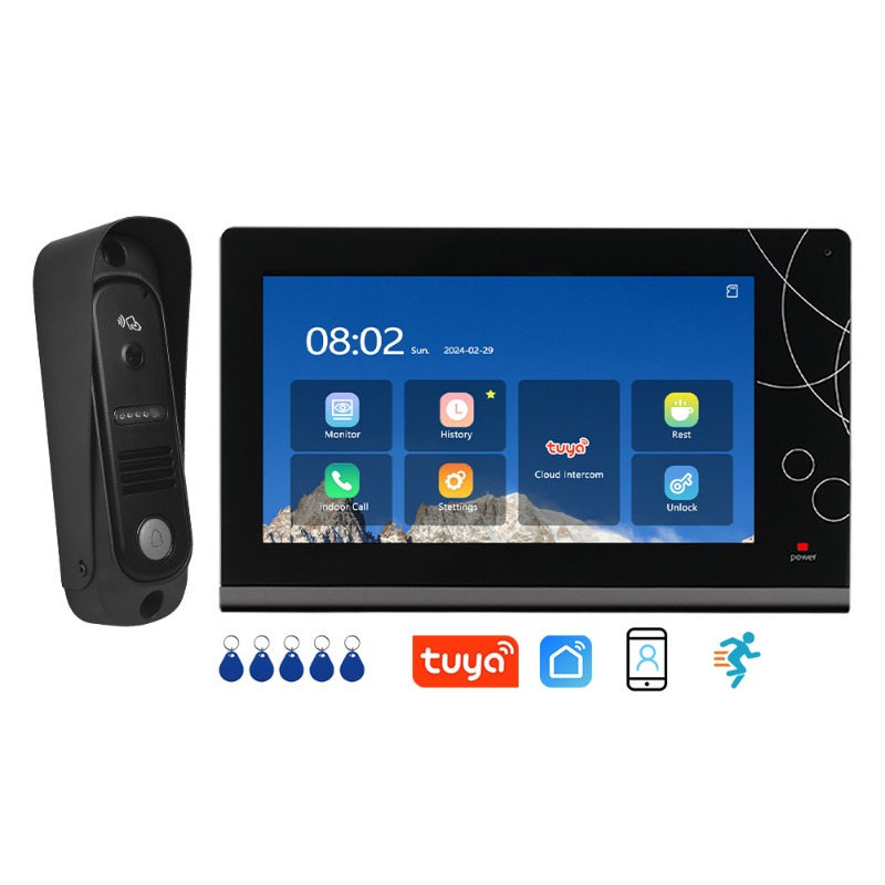 Smart Doorbell Wired - Bel Pintu Video WiFi 7 Inci