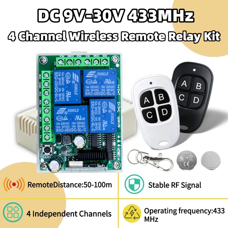 Remote Kontrol Nirkabel Univer - 433Mhz Receiver Module ulasan dan harga