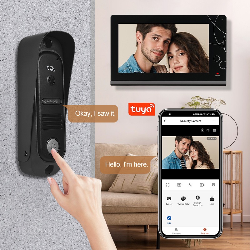 Bel Pintu Video WiFi 7 Inci Sm - Smart Doorbell Wired ulasan dan harga